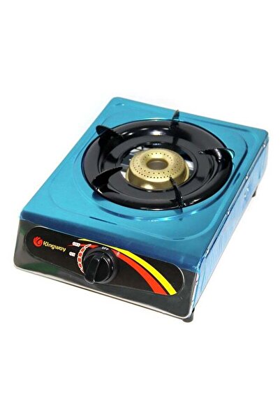 KINGWAY موقد غاز محمول للاستخدام الخارجي للرحلات والتخييم والحديقة، خفيف الوزن وآمن