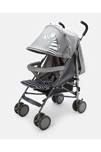 REDTAG Grey Zebra Baby Stroller