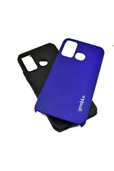 Generic Luxury 2-in-1 Shockproof Protective Case for Infinix Note 9 Play - Blue, Thermoplastic Polyurethane