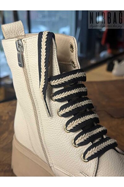 NURBAĞ DOKUMA Beige Black Hair Braid 100 cm Tie