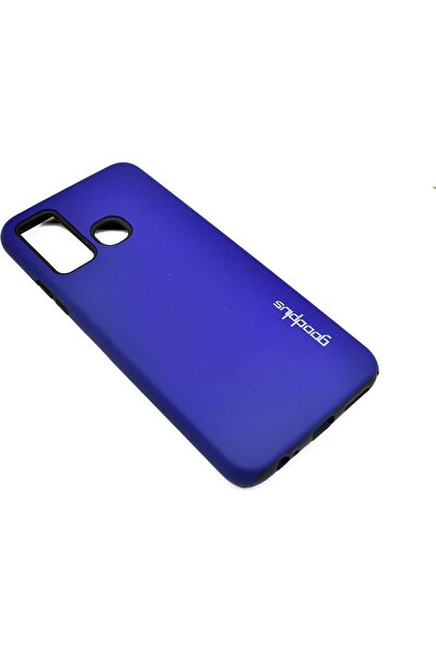 Generic Luxury 2-in-1 Shockproof Protective Case for Infinix Note 9 Play - Blue, Thermoplastic Polyurethane