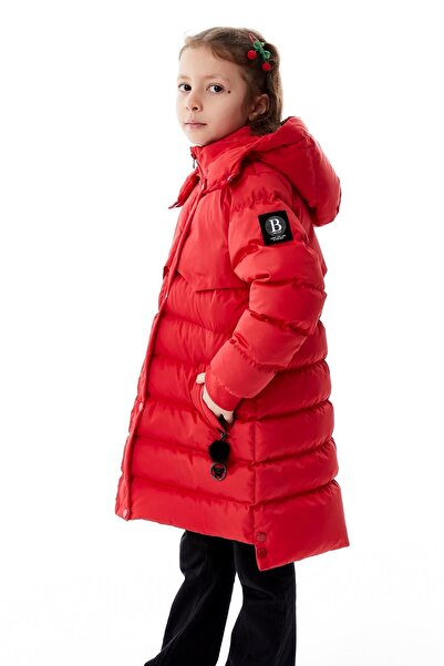 Benittokids Girl's Hooded Winter Puffer Coat 51356