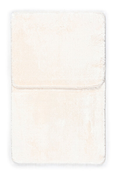 dekozer 2-Piece Plush Bath Mat Set 60X100 + 50X60 cm – Non-Slip Latex Base, Soft Surface, Washable