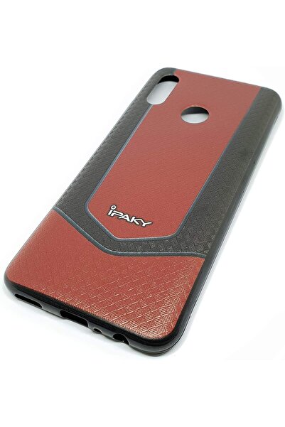 iPaky Luxury Flexible Back Cover Case for Honor 10 Lite - Red & Black (TPU Silicone)