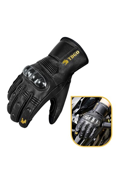 SKYDDAR INNOVATION Mănuși de motocicletă, piele naturală, mărimea M, protecți...