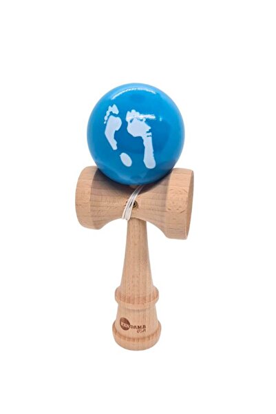 OEM Kendama Profesională din Lemn, Bila Lucioasa, Model USA, 18 cm, Joc de De...