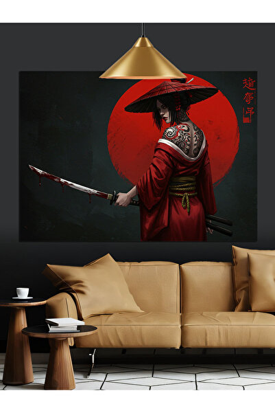 KanvasSepeti Γυναίκα με καπέλο Υψηλής ποιότητας ελαιογραφία Με υφή Καμβάς ζωγ...