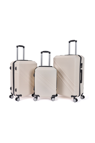 LİMRA A travel bag set consisting of 3 luggage bags in various sizes, made of strong and lightweight materials.