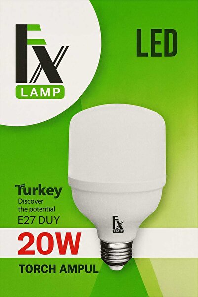 Ferled FX 20W Torch Led Ampul Beyaz Işık 6500K(Beyaz Işık)