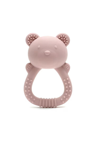 OEM Jucărie dentiție silicon bebeluși, fără BPA, ursuleț, texturată, 88×56 mm...