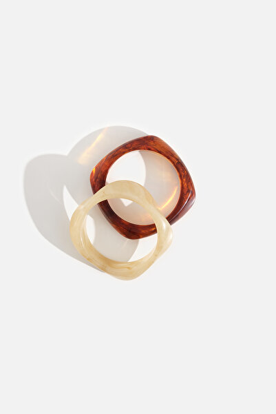 AKSWSUAR Şeffaf kare bilezikler