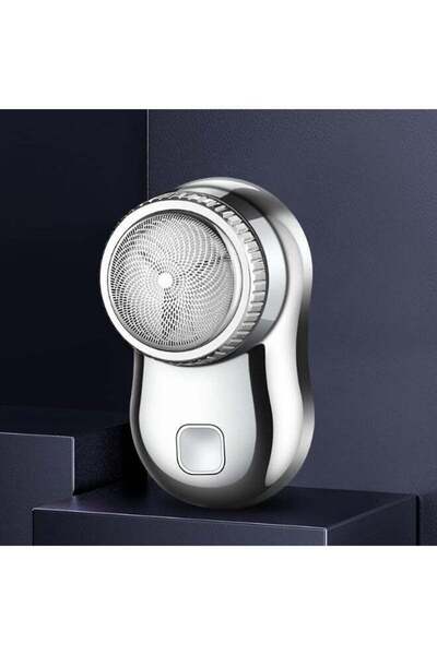 AGD ماكينة حلاقة كهربائية صغيرة محمولة قابلة لإعادة الشحن (SQ-210) - فضي