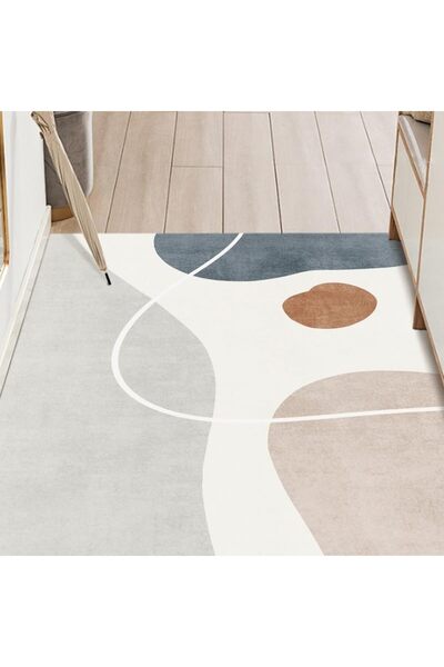 KEKE Modern Minimalism Area Rug Non-Slip Soft Decorative Carpet 100X140CM (Ve...