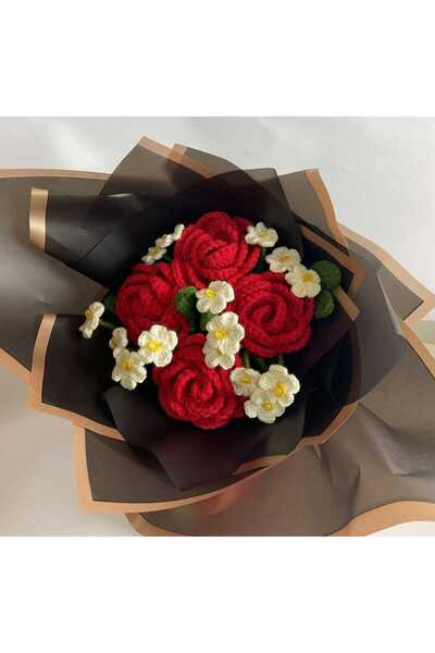 RZ Knitted Flower Artificial Rose Models