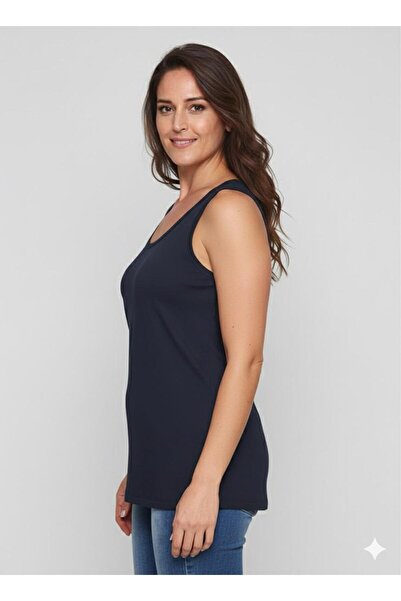 Zer Otantik Navy Blue Athlete Zero Sleeve Navy Blue