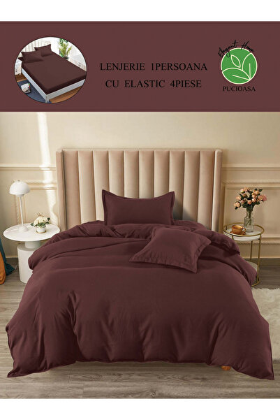 FIONNA.RO Finet Bed Linen With Elastic 1 Person UNI - Chocolate