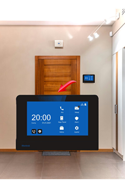Multitek LIM-70 LINUX WIFI BULUT OZELLIKLI SIYAH 7INC SIP MONITOR 18V