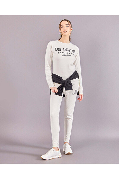 REDTAG Women Ivory Printed Active Pants