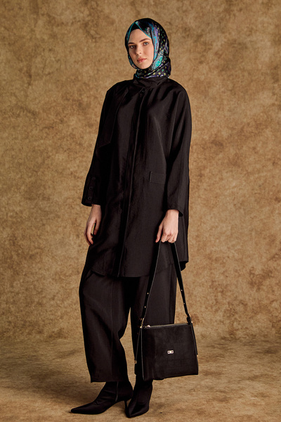 Setrms Fular Yakalı Şalvarlı İkili Takım