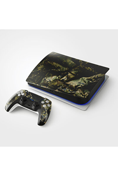 ACME LABS Skin Sticker PlayStation 5 Gaming Console Cover Wrap- Camo