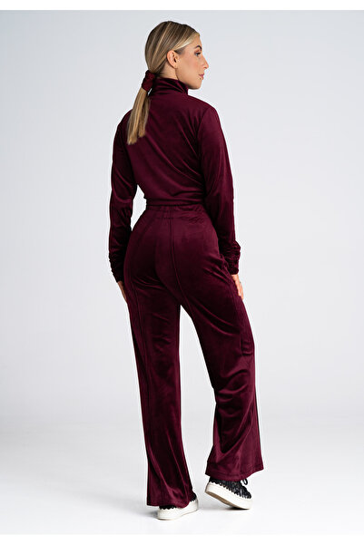 Figl Velvet sweatpants - wide leg pants cherry M966 size M