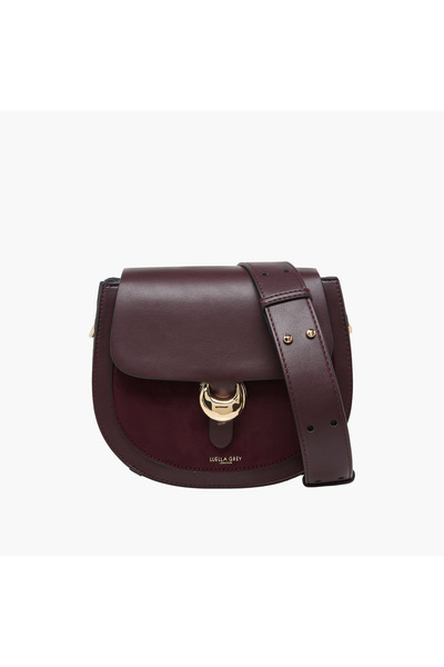 Luella Grey London LUELLA GREY Venetia Solid Crossbody Bag with Detachable Strap
