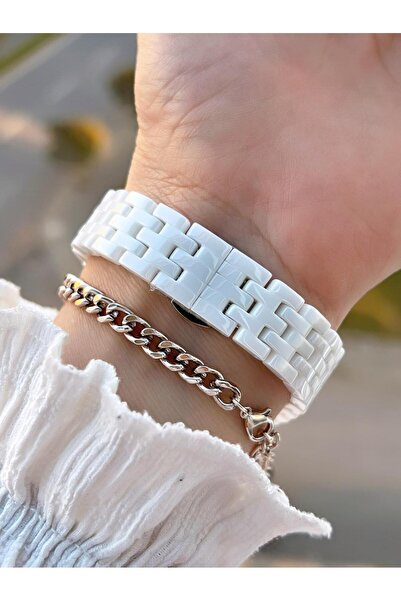 Daniel Klein Ceramic Cord Stone Dial 2 Years Warranty 3 Atm Women's Wristwatch+Bracelet Gift Sm1