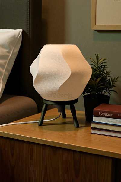decory Jara Pinterest Style Cozy Lampshade Table Lamp, Stylish Simple Table Lamp (Bioplastic) E27
