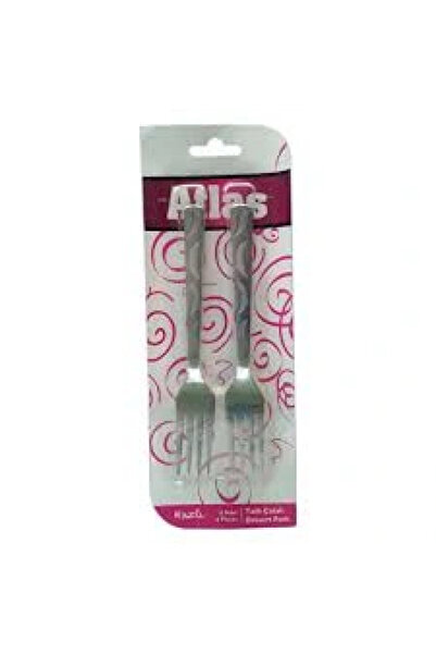 Go İthalat 6 Pieces Metal Dessert Fork (5324)