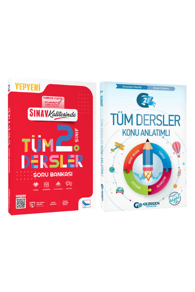 Sınav Yayınları 2. Sınıf Tüm Dersler Soru Bankası+ Gezegen Tüm Dersler Konu A...
