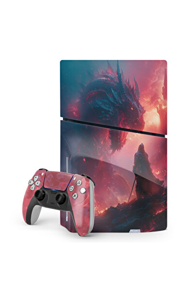 ACME LABS Skin Sticker PlayStation 5 Gaming Console Cover Wrap- Dragon