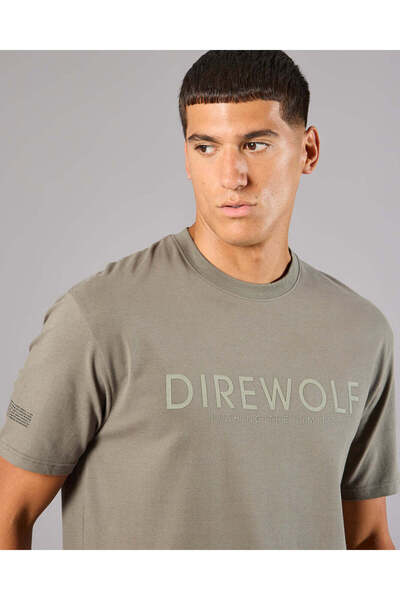 REDTAG Men Green Lounge T-Shirt