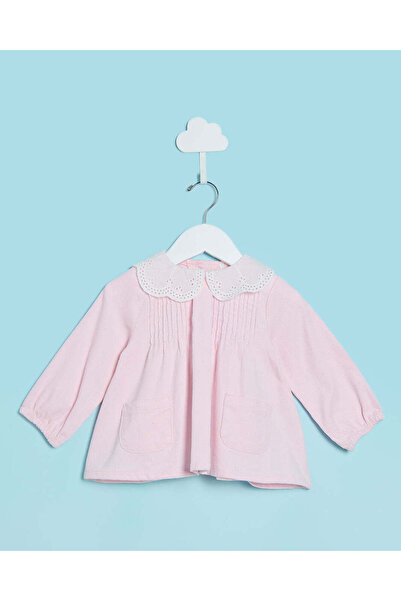 REDTAG Infant Girls Pink Embellished Blouse
