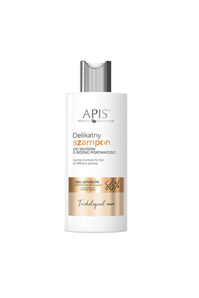 Apis Natural Cosmetics Trichological Shampoo for all hair types with different degrees of porosity, 300 ml