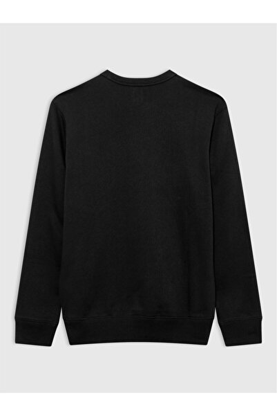 GAP Men's Black Logo Crew Neck Sweatshirt