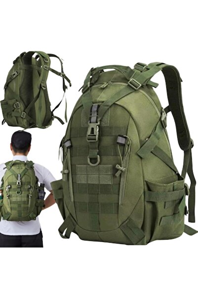 OEM Tactical MOLLE Backpack 30L Waterproof Military Style 50x35x20 cm Olive/Beige