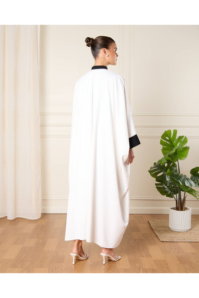 REDTAG Women Ivory Two Tone Button Front Dress