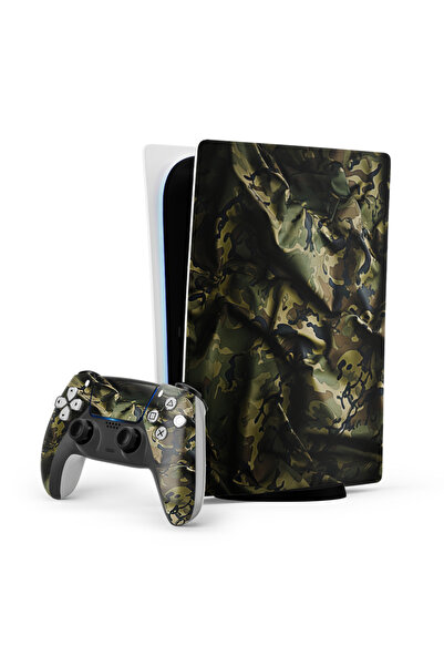 ACME LABS Skin Sticker PlayStation 5 Gaming Console Cover Wrap- Camo