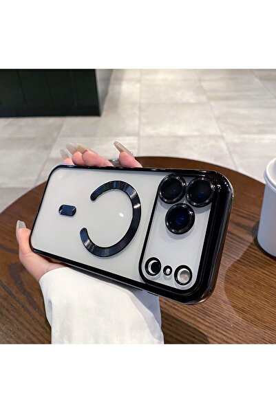 Generic Case compatible with iphone 17 Pro max back cover,Transparent, Supports magnetic charging