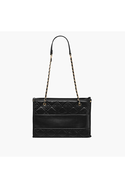 Adore Quilted Tote Bag with Chain Handle