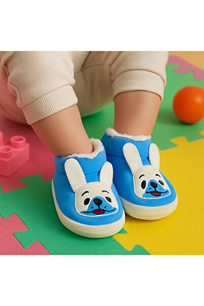 Shoebuo Baby and Child Figure Slippers with Non-Slip Soles, Cute House Boots, House Shoes