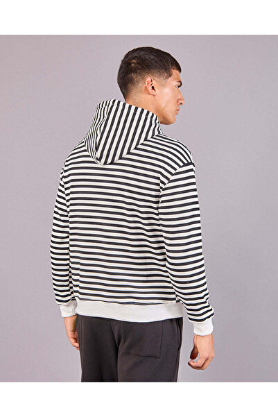 REDTAG Men Black Printed Sweatshirt