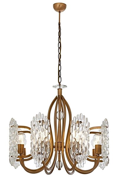 Avonni AV-5274-8E Eskitme Kaplama Modern Avize Metal Cam 65cm