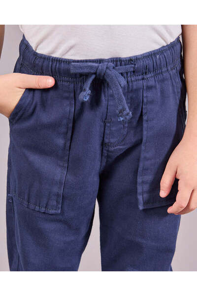 REDTAG Boys Navy Jogger Trouser