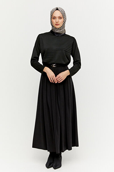 Setrms Simli Şerit Detaylı Triko Bluz