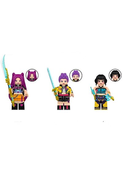 myminitoys Movie Film Mini Figure Demon Slayers K-Pop Set of 3 Wm6228