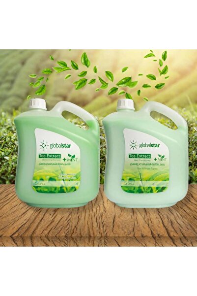 Globalstar Global Star Set (Shampoo and Conditioner) 5 Liter - Tea and Mint