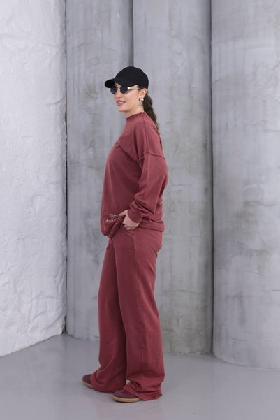 BRGCLOTHING Washable Stone Oversized Casual Tracksuit Set