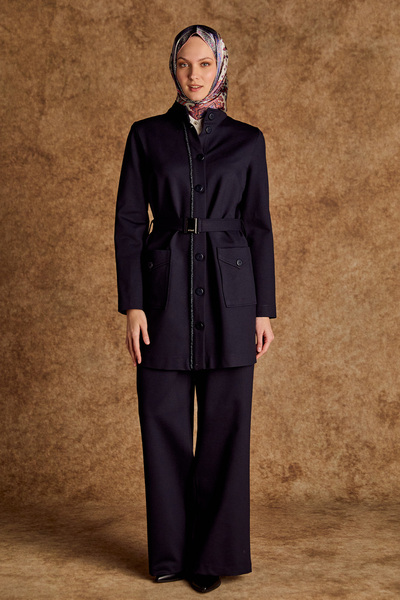 Setrms Taş Detaylı Kemerli İkili Takım