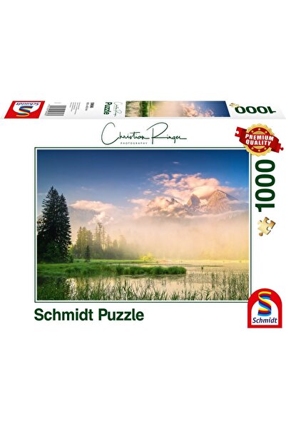 Schmidt Puzzle Schmidt: Christian Ringer - Lacul Taubensee, Austria, 1000 piese